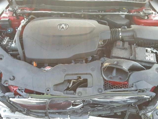 19UUB2F51HA004222 - 2017 ACURA TLX TECH წითელი ფოტო 7