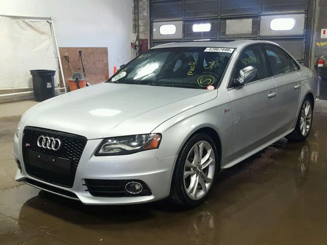 WAUBGAFL6CA115886 - 2012 AUDI S4 PREMIUM SILVER photo 2