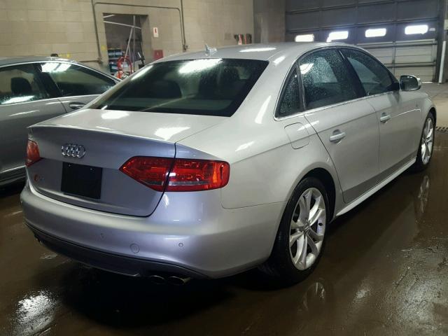 WAUBGAFL6CA115886 - 2012 AUDI S4 PREMIUM SILVER photo 4