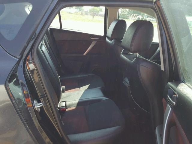 JM1BL1K37B1395904 - 2011 MAZDA SPEED 3 BLACK photo 6