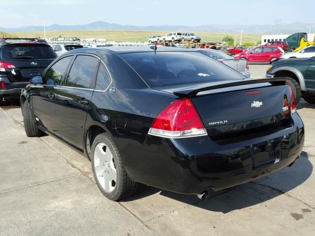 2G1WD58C379413209 - 2007 CHEVROLET IMPALA SUP 黑色 照片 3