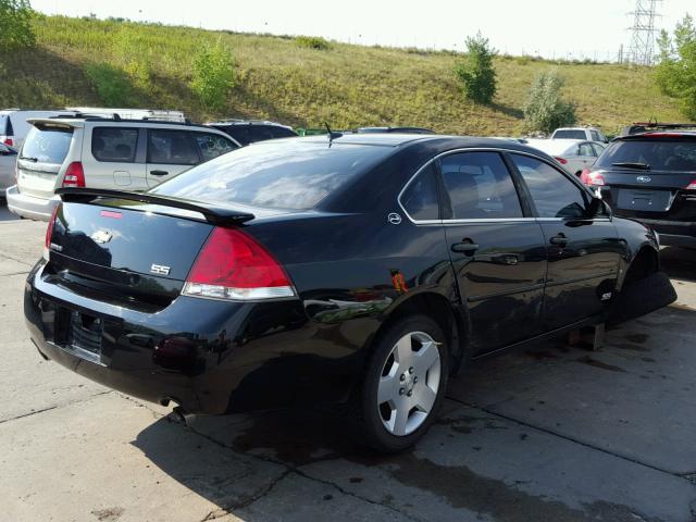 2G1WD58C379413209 - 2007 CHEVROLET IMPALA SUP 黑色 照片 4