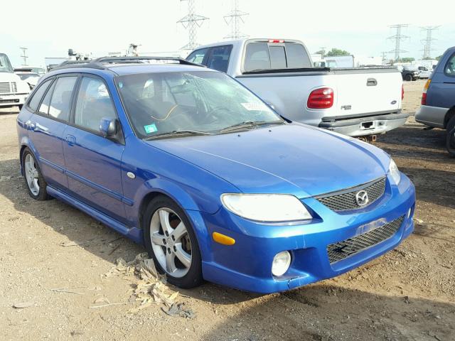 JM1BJ245731111456 - 2003 MAZDA PROTEGE PR BLUE photo 1