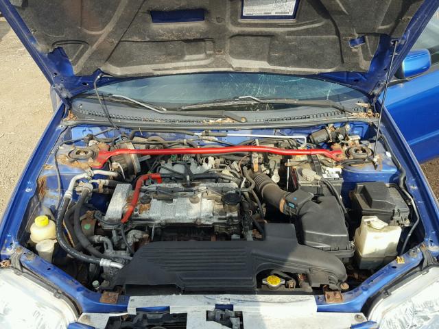 JM1BJ245731111456 - 2003 MAZDA PROTEGE PR BLUE photo 7