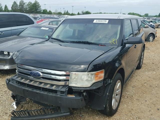 2FMDK51C39BA42378 - 2009 FORD FLEX SE BLACK photo 2