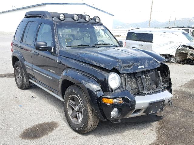 1J8GL38K14W131205 - 2004 JEEP LIBERTY RE BLACK photo 1