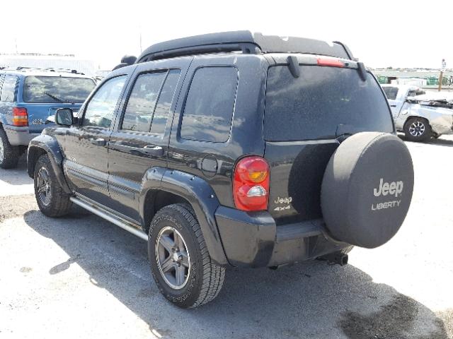 1J8GL38K14W131205 - 2004 JEEP LIBERTY RE BLACK photo 3
