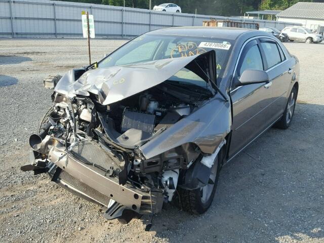 1G1ZC5E01CF156112 - 2012 CHEVROLET MALIBU 1LT TAN photo 2