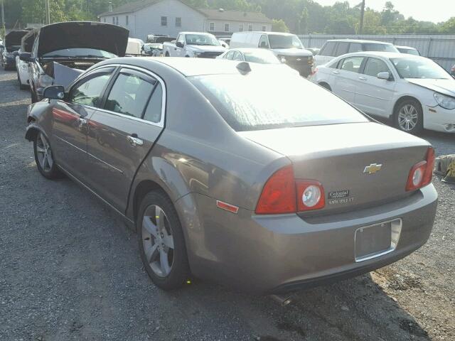 1G1ZC5E01CF156112 - 2012 CHEVROLET MALIBU 1LT TAN photo 3