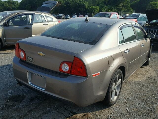 1G1ZC5E01CF156112 - 2012 CHEVROLET MALIBU 1LT TAN photo 4