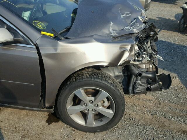 1G1ZC5E01CF156112 - 2012 CHEVROLET MALIBU 1LT TAN photo 9