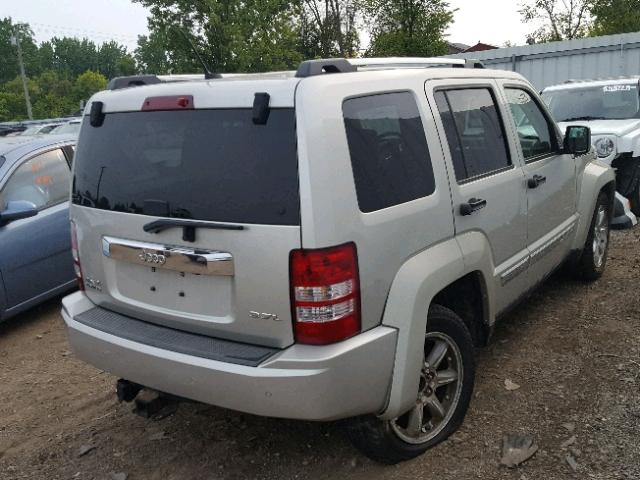 1J8GN58K68W232641 - 2008 JEEP LIBERTY LI TAN photo 4