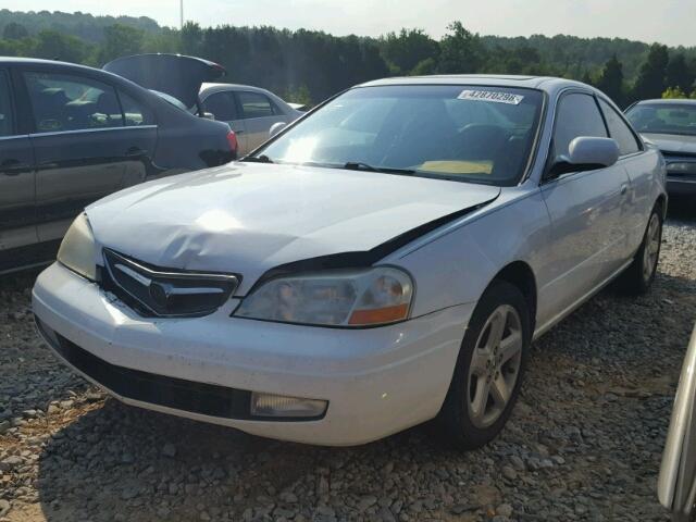 19UYA42671A009865 - 2001 ACURA 3.2CL TYPE WHITE photo 2