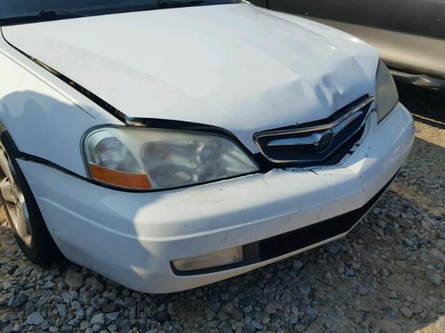 19UYA42671A009865 - 2001 ACURA 3.2CL TYPE WHITE photo 9