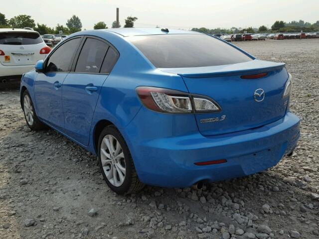 JM1BL1W55B1382189 - 2011 MAZDA 3 S BLUE photo 3