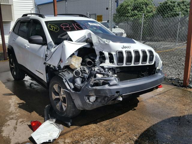 1C4PJMBSXGW183903 - 2016 JEEP CHEROKEE T WHITE photo 1