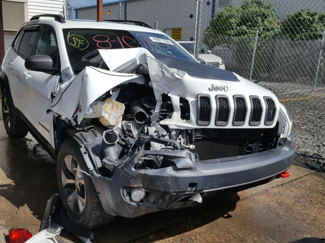 1C4PJMBSXGW183903 - 2016 JEEP CHEROKEE T WHITE photo 9