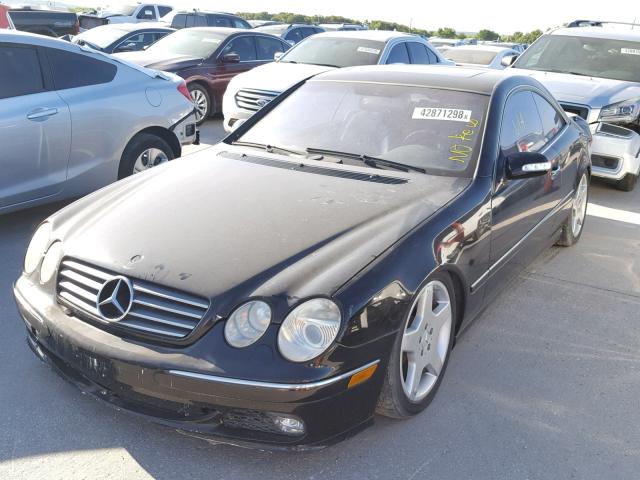 WDBPJ75J65A044185 - 2005 MERCEDES-BENZ CL 500 BLACK photo 2