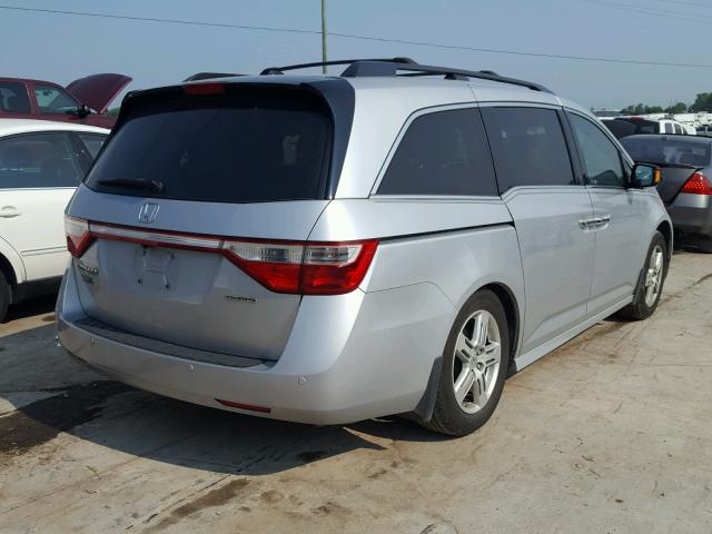 5FNRL5H92CB089882 - 2012 HONDA ODYSSEY TO SILVER photo 4