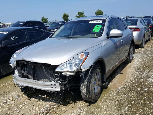 JNKAJ09E68M301858 - 2008 INFINITI EX35 BASE SILVER photo 2