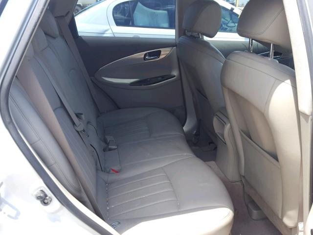 JNKAJ09E68M301858 - 2008 INFINITI EX35 BASE SILVER photo 6