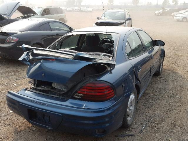 1G2NF52E62M589968 - 2002 PONTIAC GRAND AM S GREEN photo 4