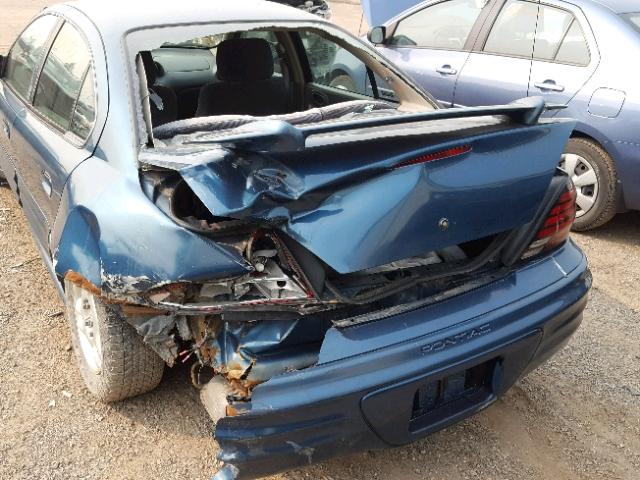 1G2NF52E62M589968 - 2002 PONTIAC GRAND AM S GREEN photo 9