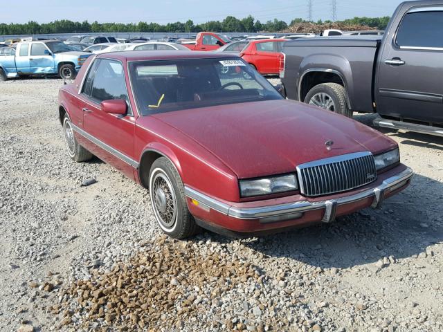 1G4EZ11C2KU410414 - 1989 BUICK RIVIERA RED photo 1