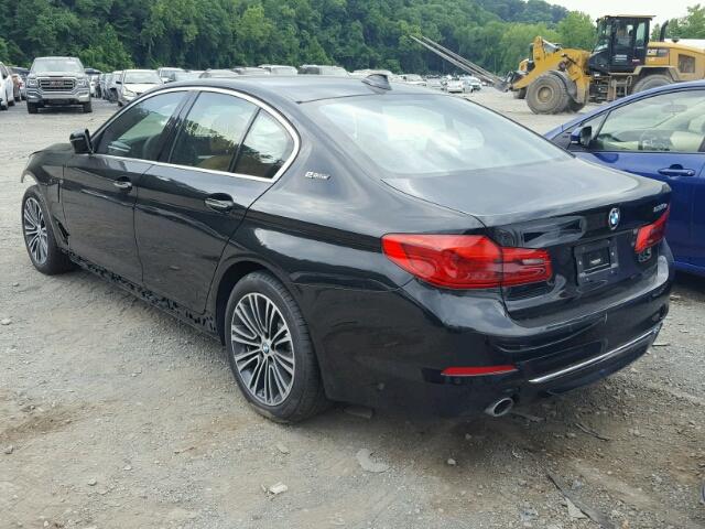 WBAJB1C53JB084829 - 2018 BMW 530XE BLACK photo 3