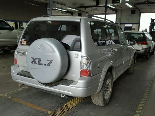 JS3TX92V264103719 - 2006 SUZUKI XL7 SILVER photo 4