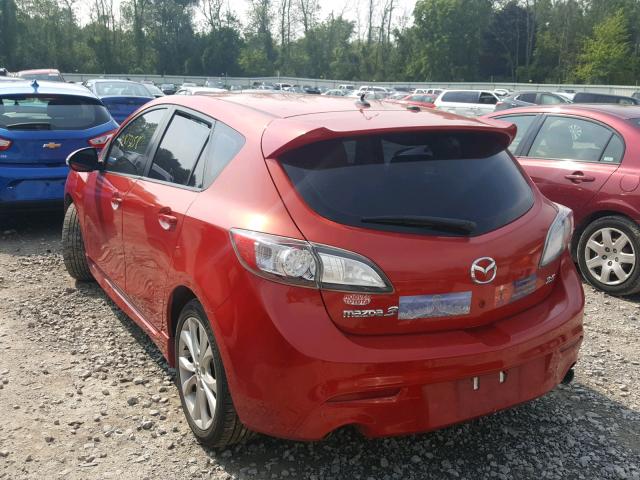 JM1BL1H53A1209430 - 2010 MAZDA 3 S RED photo 3