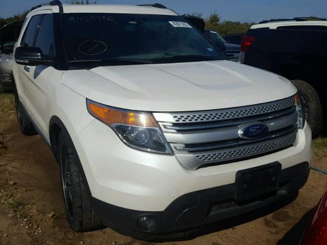 1FM5K7D84EGC22298 - 2014 FORD EXPLORER X WHITE photo 1