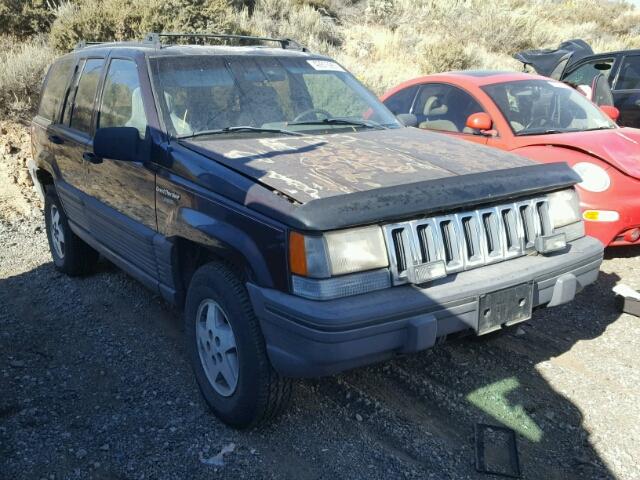 1J4GZ58S7PC633170 - 1993 JEEP GRAND CHER MAROON photo 1