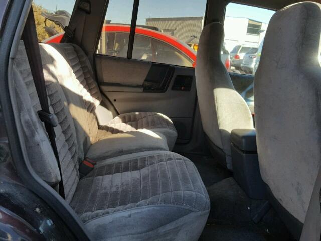 1J4GZ58S7PC633170 - 1993 JEEP GRAND CHER MAROON photo 6
