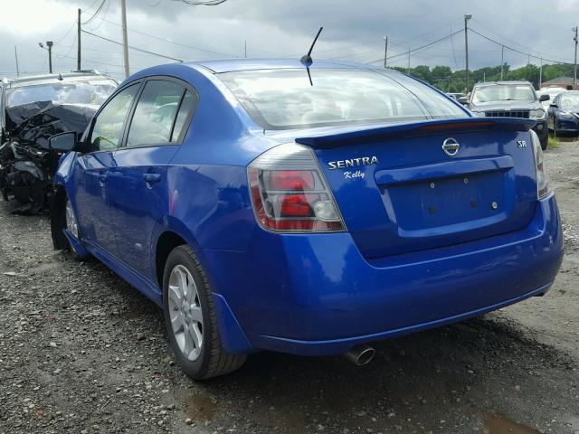 3N1AB6AP4AL607085 - 2010 NISSAN SENTRA 2.0 BLUE photo 3