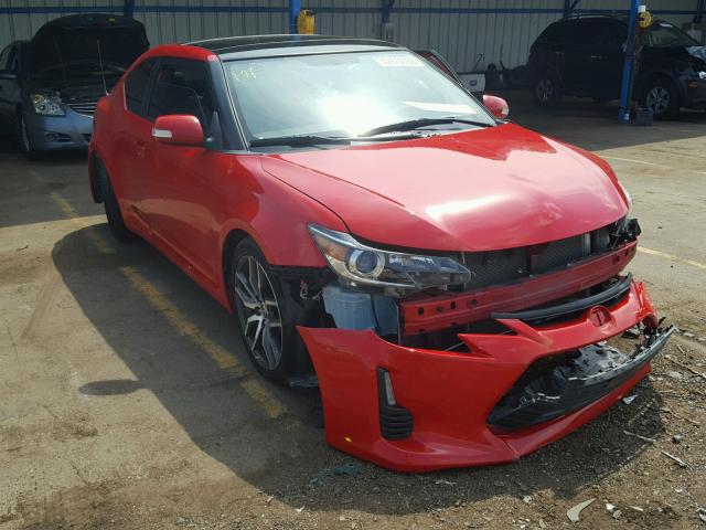 JTKJF5C71FJ003719 - 2015 TOYOTA SCION TC 红色 照片 1