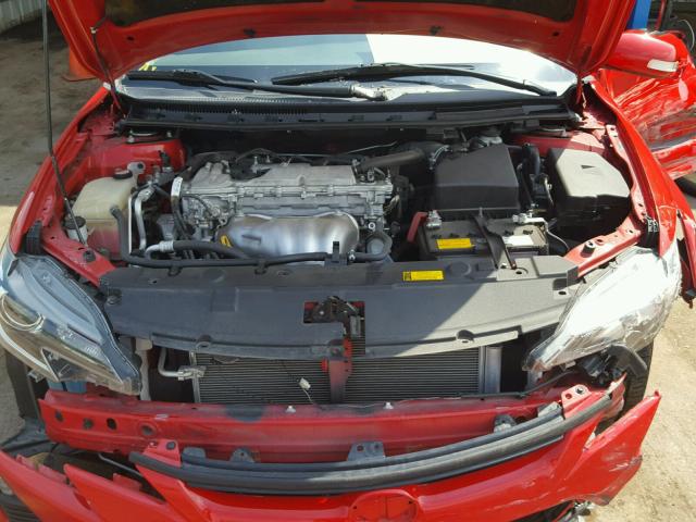 JTKJF5C71FJ003719 - 2015 TOYOTA SCION TC 红色 照片 7