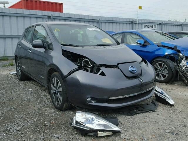 1N4AZ0CP6DC422268 - 2013 NISSAN LEAF S GRAY photo 1