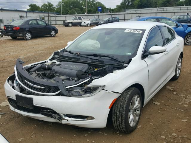 1C3CCCCB6FN602808 - 2015 CHRYSLER 200 C WHITE photo 2