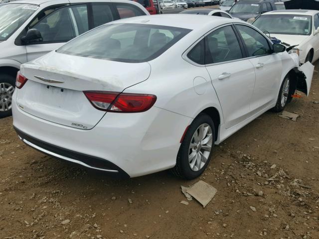 1C3CCCCB6FN602808 - 2015 CHRYSLER 200 C WHITE photo 4