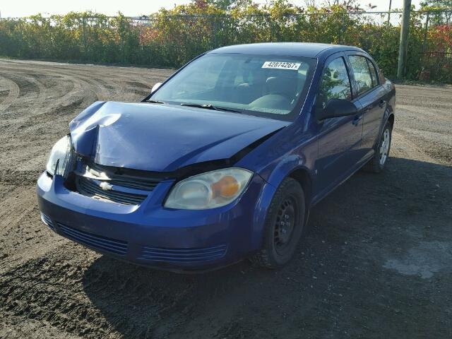 1G1AJ55F477355792 - 2007 CHEVROLET COBALT LS BLUE photo 2