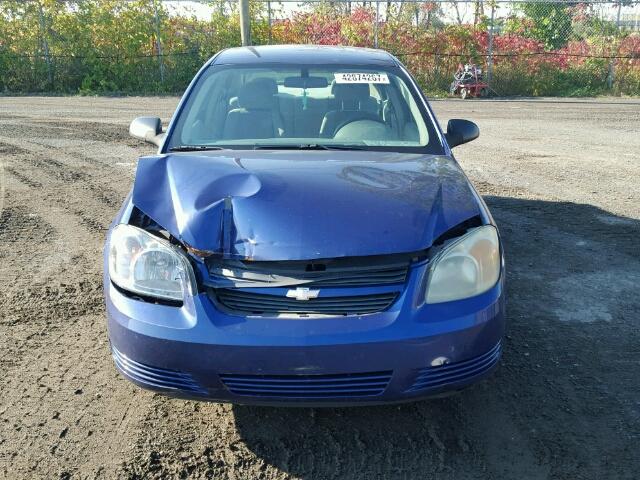 1G1AJ55F477355792 - 2007 CHEVROLET COBALT LS BLUE photo 9