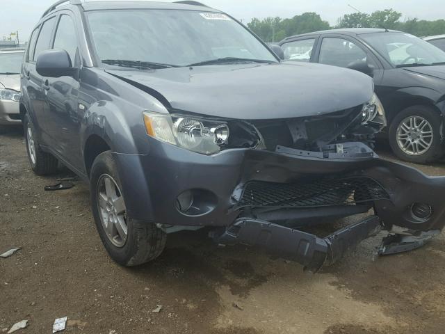 JA4MT31X17U008336 - 2007 MITSUBISHI OUTLANDER GRAY photo 1