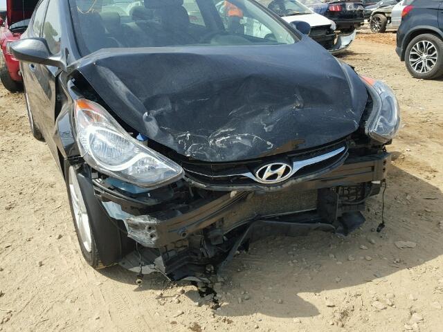 5NPDH4AE6DH400441 - 2013 HYUNDAI ELANTRA BLACK photo 9