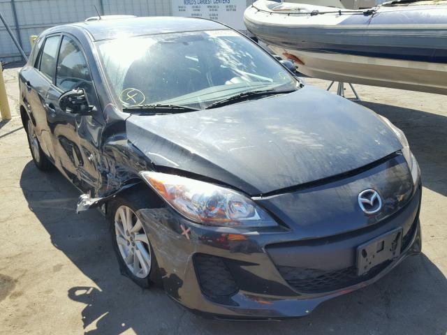 JM1BL1L75D1783721 - 2013 MAZDA 3 I BLACK photo 1