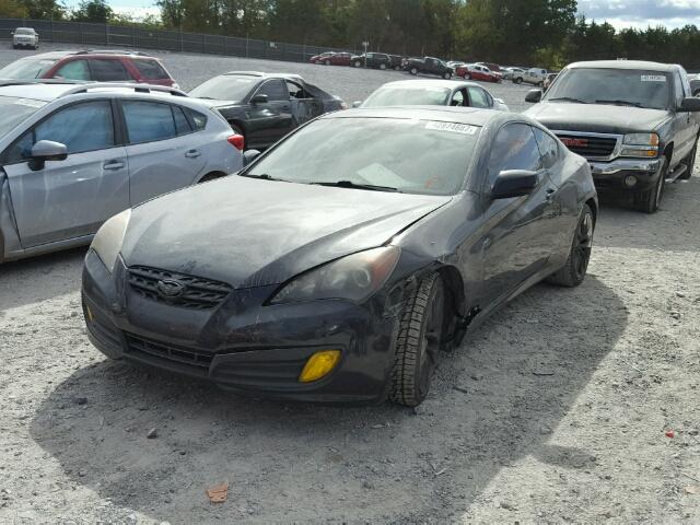 KMHHT6KD6BU059672 - 2011 HYUNDAI GENESIS CO BLACK photo 2