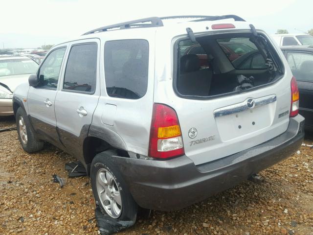 4F2CZ96114KM17046 - 2004 MAZDA TRIBUTE ES SILVER photo 3