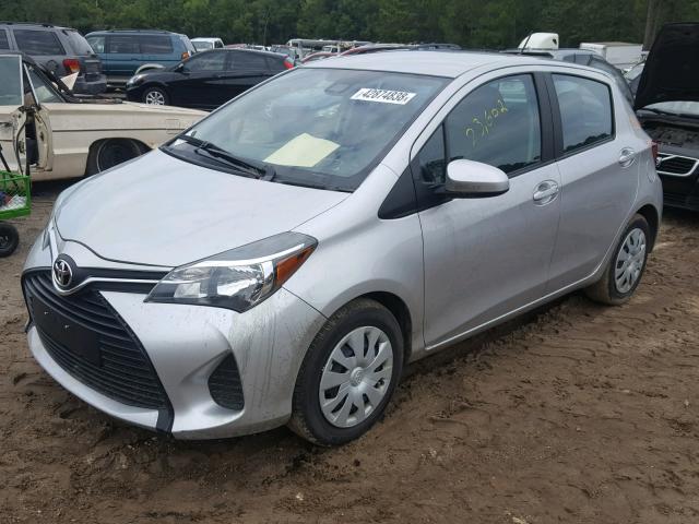 VNKKTUD3XHA084126 - 2017 TOYOTA YARIS L SILVER photo 2