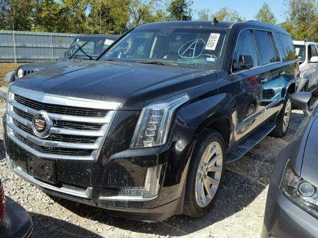 1GYS4HKJ2FR246855 - 2015 CADILLAC ESCALADE E BLACK photo 2