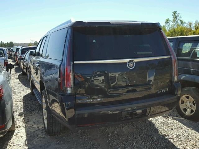 1GYS4HKJ2FR246855 - 2015 CADILLAC ESCALADE E BLACK photo 3